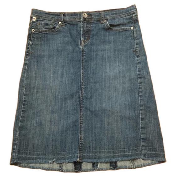 ! It Jeans Los Angeles Dresses & Skirts - ! It Jeans Los Angeles Denim Jean Skirt 5 Pocket Style 31”Waist Modest